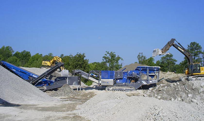 Concrete & Rock Crushing Asphalt Crushing Waste Material