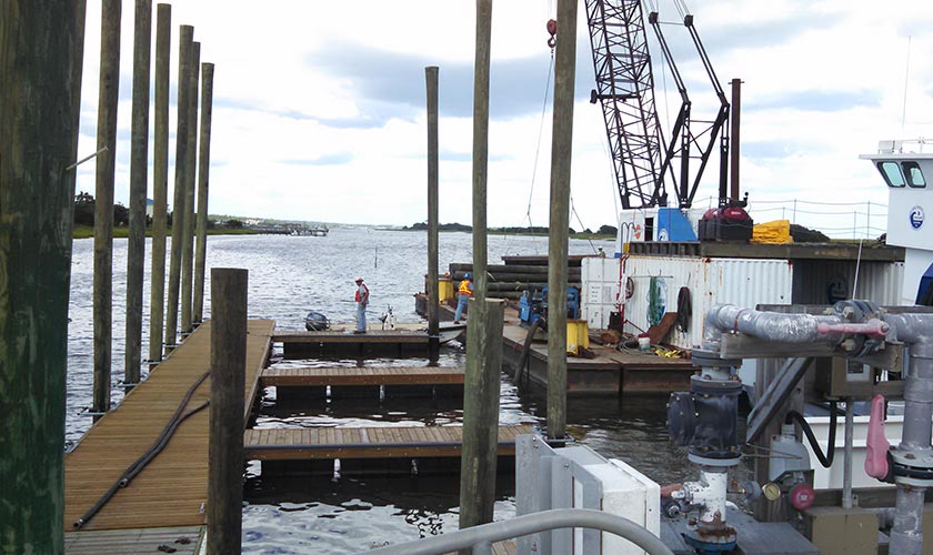 Smith-Rowe | Marine Construction | UNCW Pier Upgrade